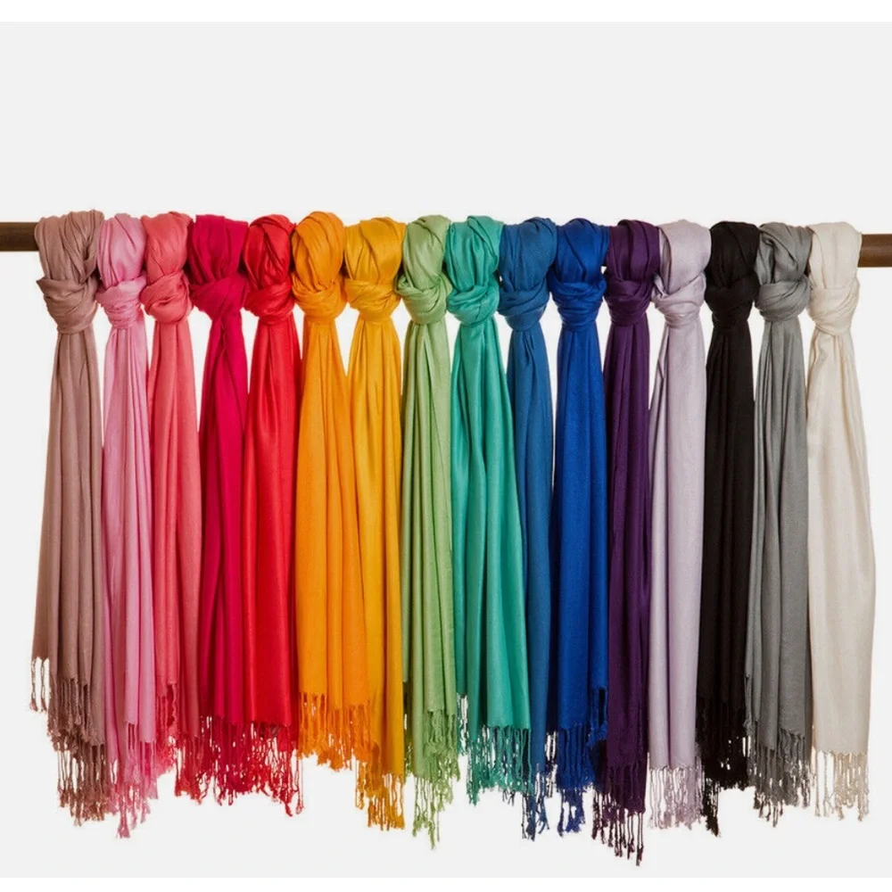 PASHMINA, “FUCHSIA” Women’s Large Scarf Shawl Wrap - Brand New